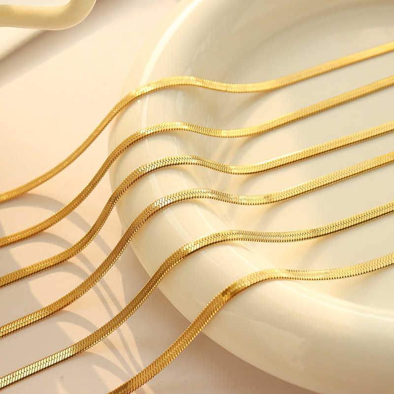 18k gold plated necklace