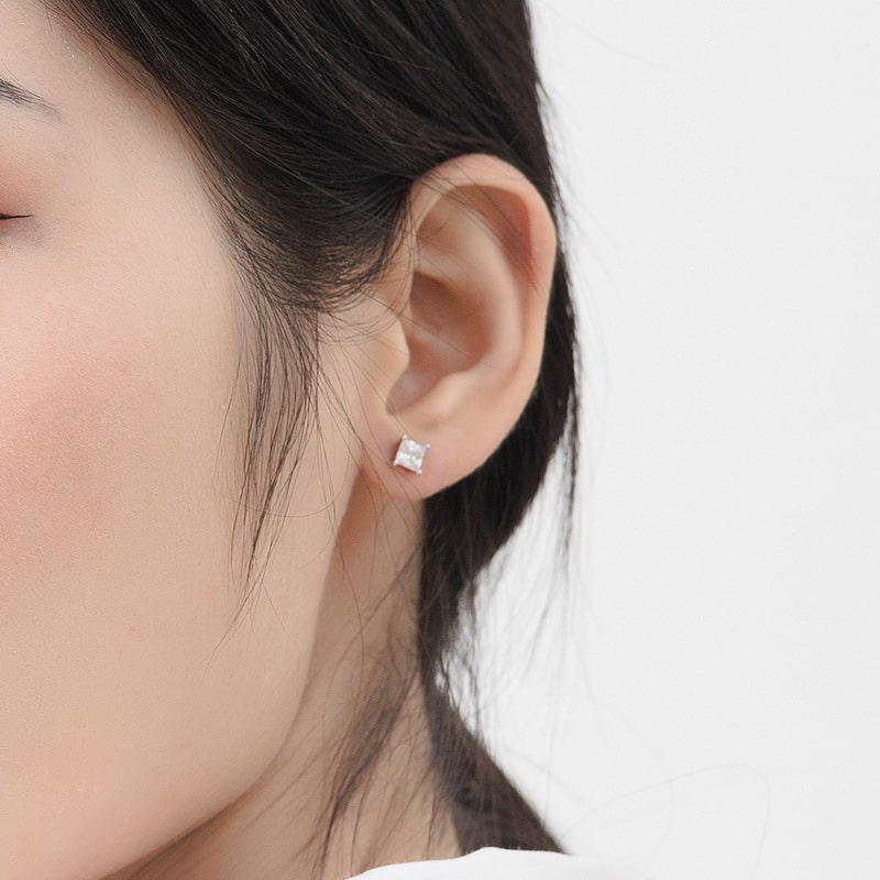 Cubic Zirconia Stud Earrings