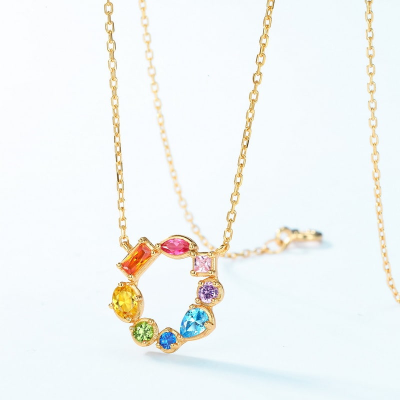 Gold Plated Cubic Zirconia Necklace