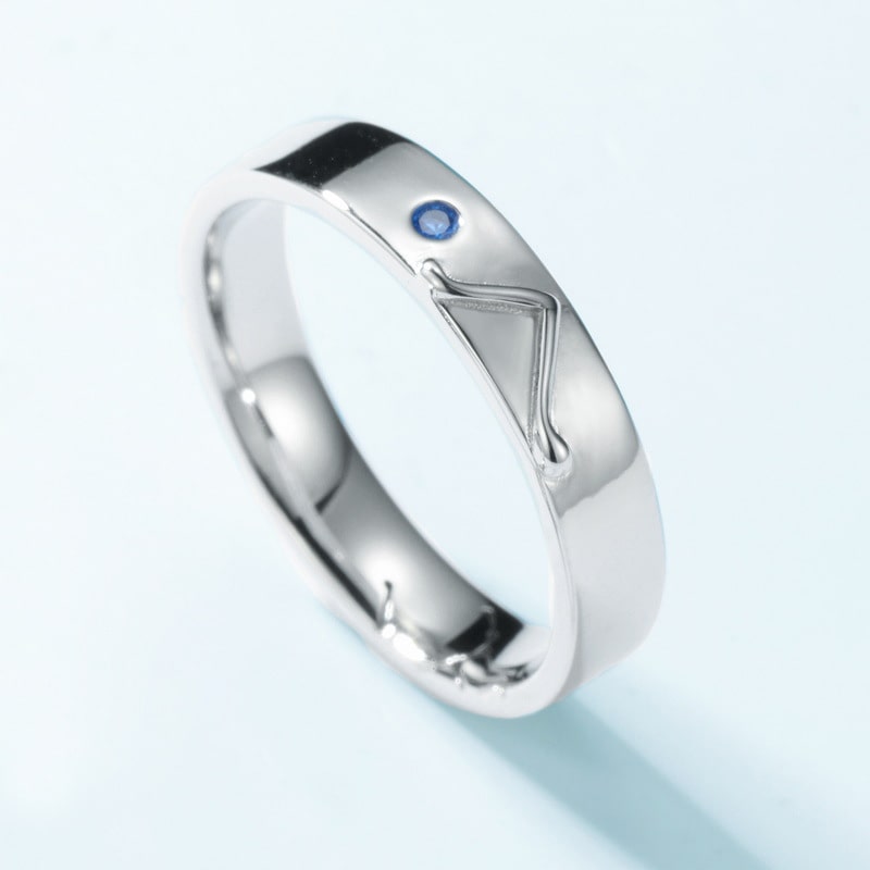 Matching Silver Rings for Couples