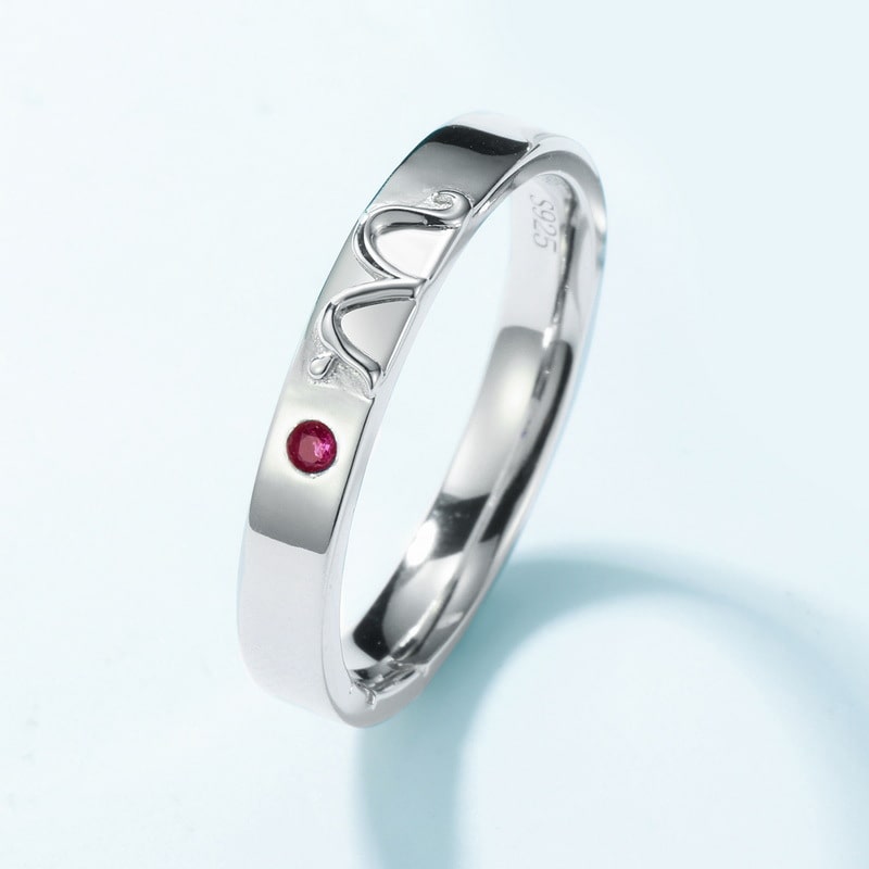 Matching Sterling Silver Rings