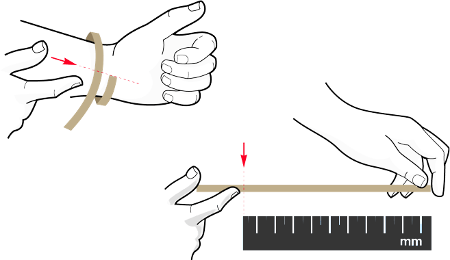 Measure bracelet length