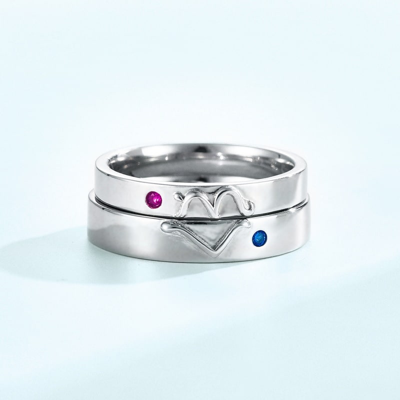 Silver Rings for Couples