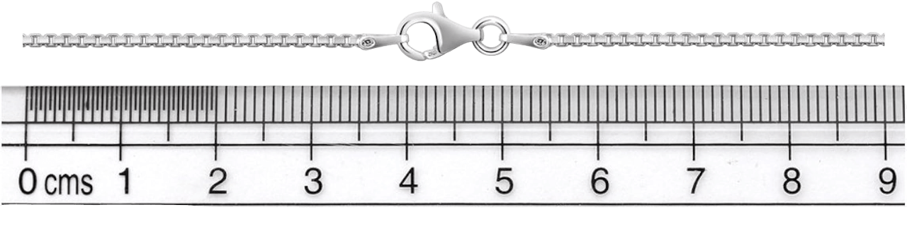 Use a ruler to measure necklace length