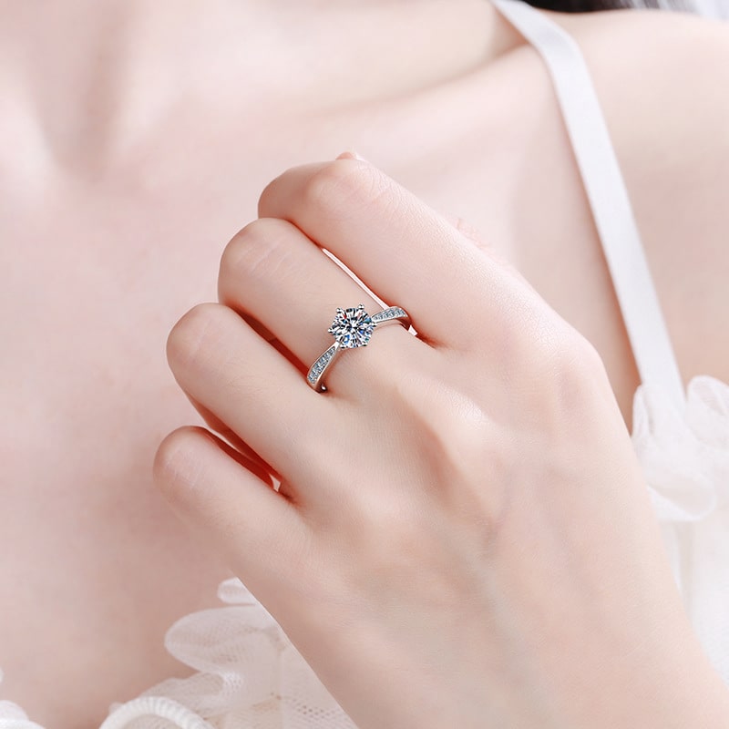 Women's Simple Sterling Silver Ring