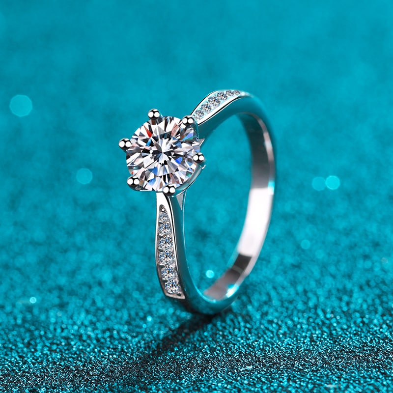 cheap moissanite ring