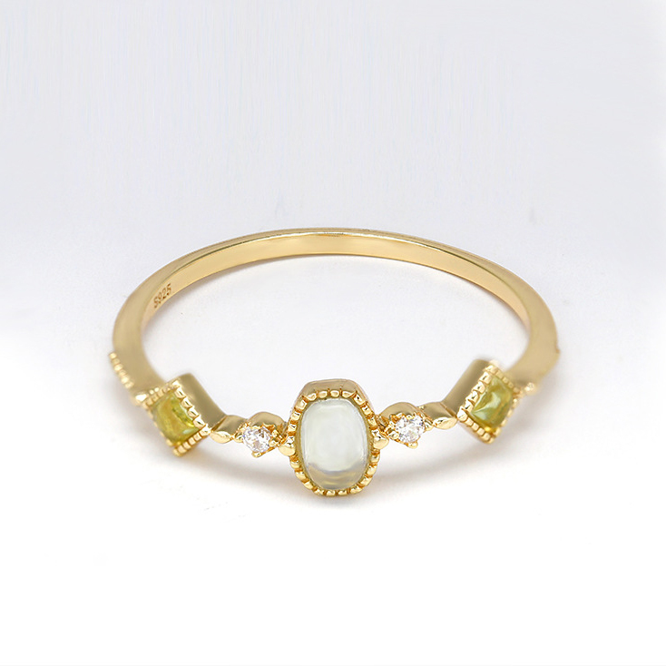gold plated silver ring