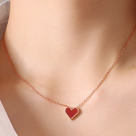 Rose gold plated chain