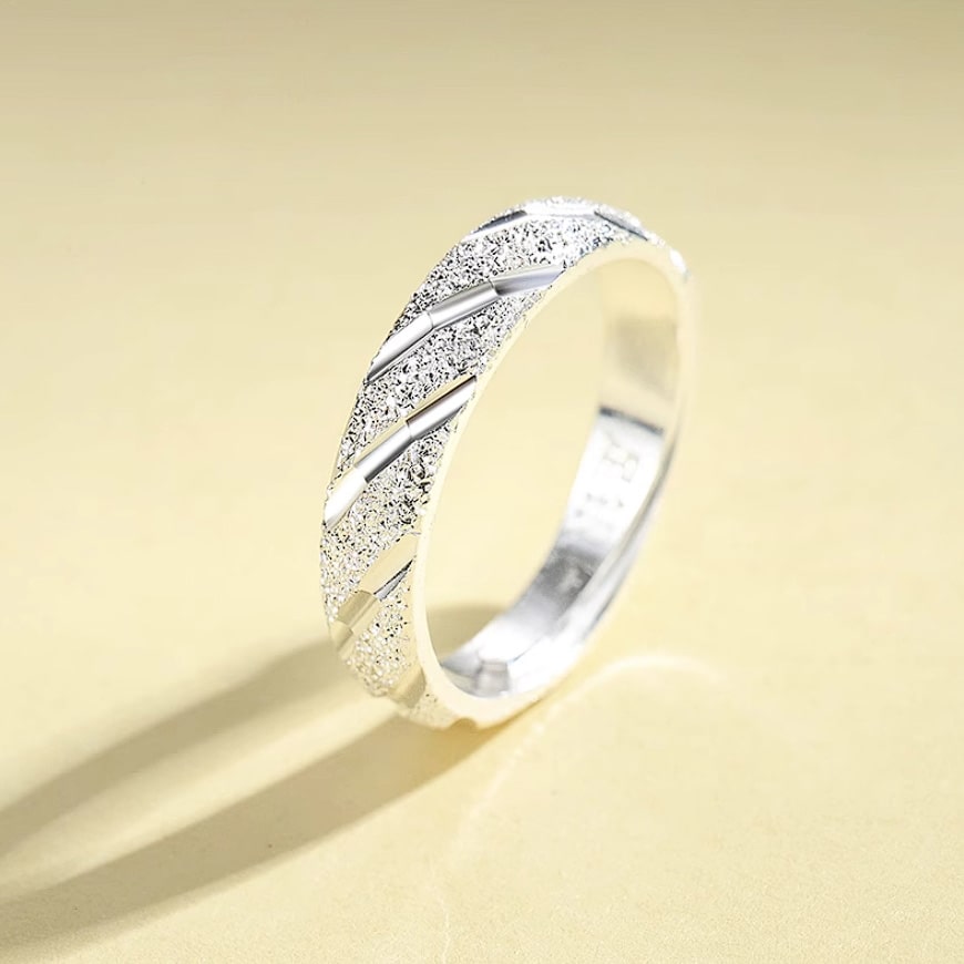 simple silver ring