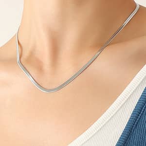 Stainless steel necklace(37+8cm)