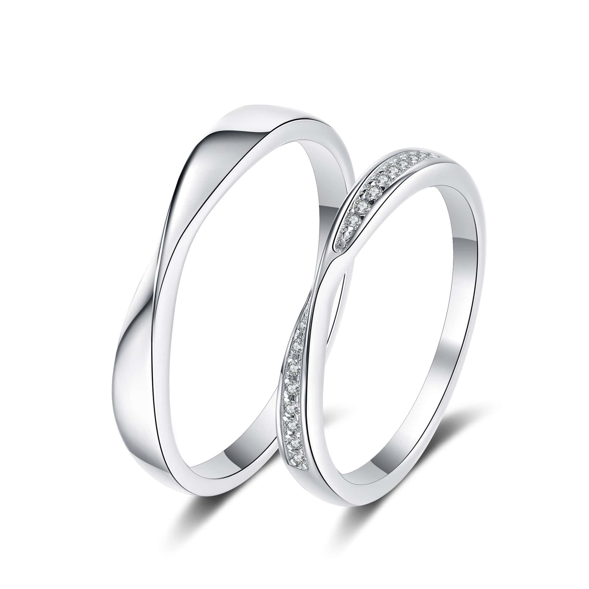 925 Sterling Silver Rings for Couples