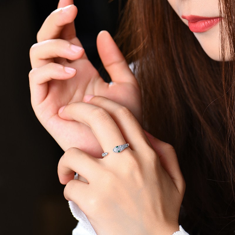 Open Snake Ring