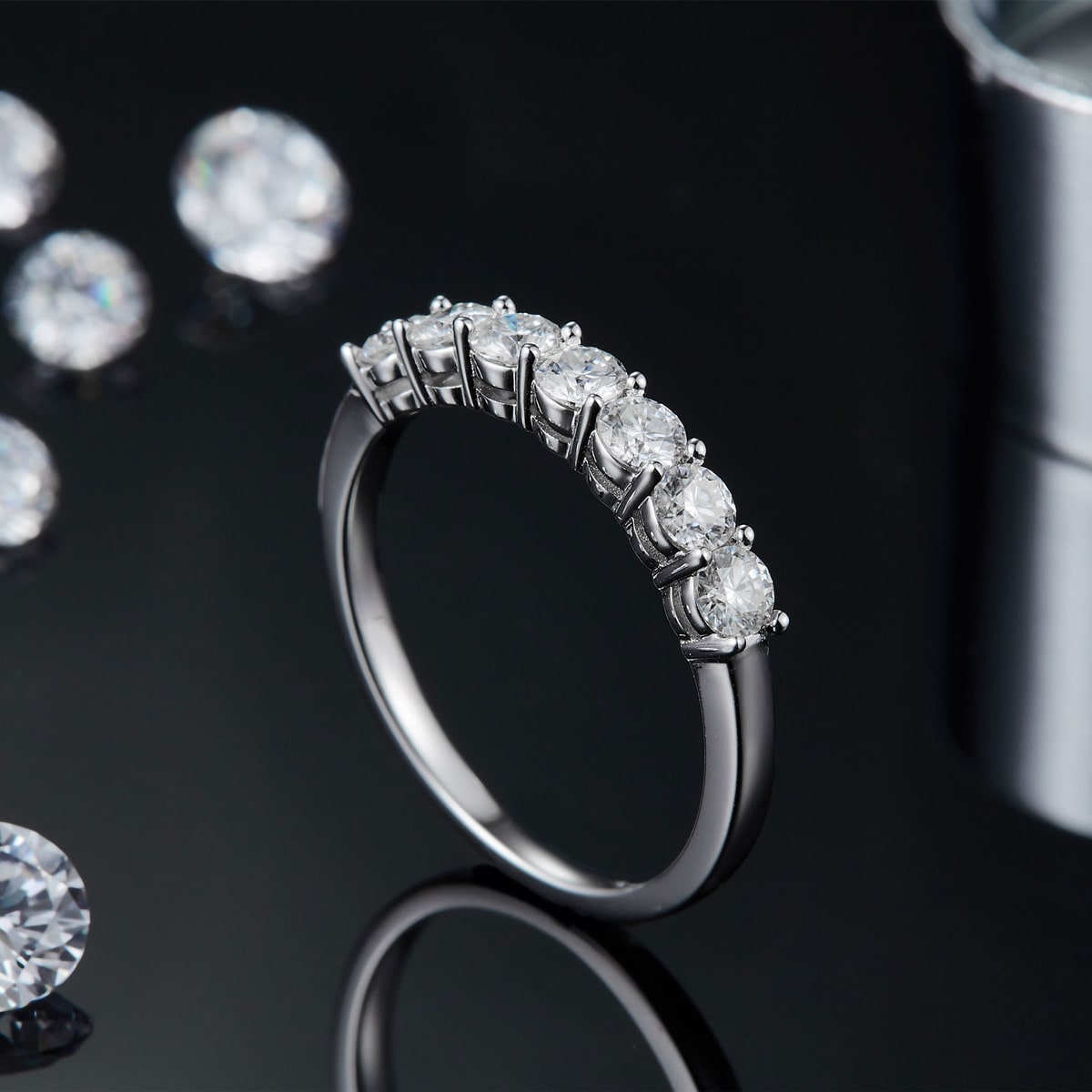 dismond Half Eternity Band Ring